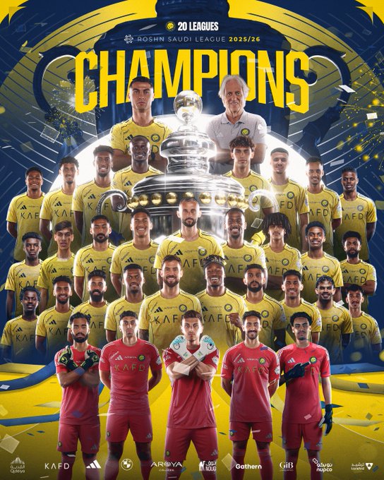 Al Nassr Saudi Pro League winners 2026